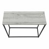 Monarch Specialties Accent Table, Console, Entryway, Narrow, Sofa, Living Room, Bedroom, Grey Laminate, Black Metal I 2251